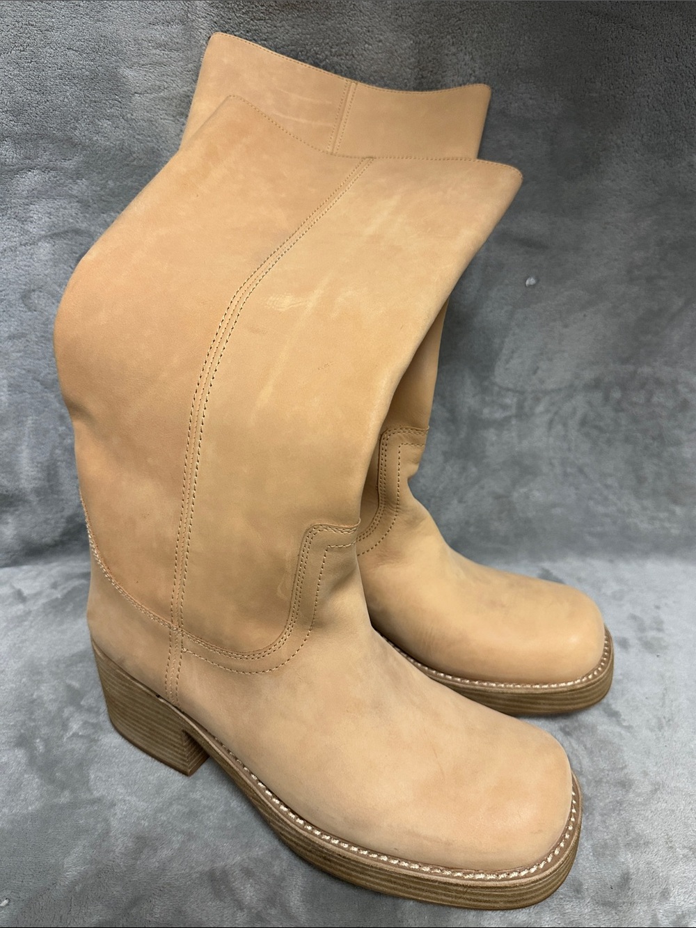 Jeffrey Campbell Reflect Tall Pull-On Boots Size 10 - Picture 3 of 8